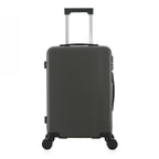 bb&b Travel Menton Suitcase in graphite, shown from the front with spinner wheels and an extended handle.
