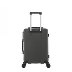 bb&b Travel Menton Suitcase in graphite, shown from the back with spinner wheels and an extended handle.
