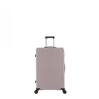 bb&b Travel Menton Suitcase in dusky purple, shown from the front with spinner wheels and an extended handle.