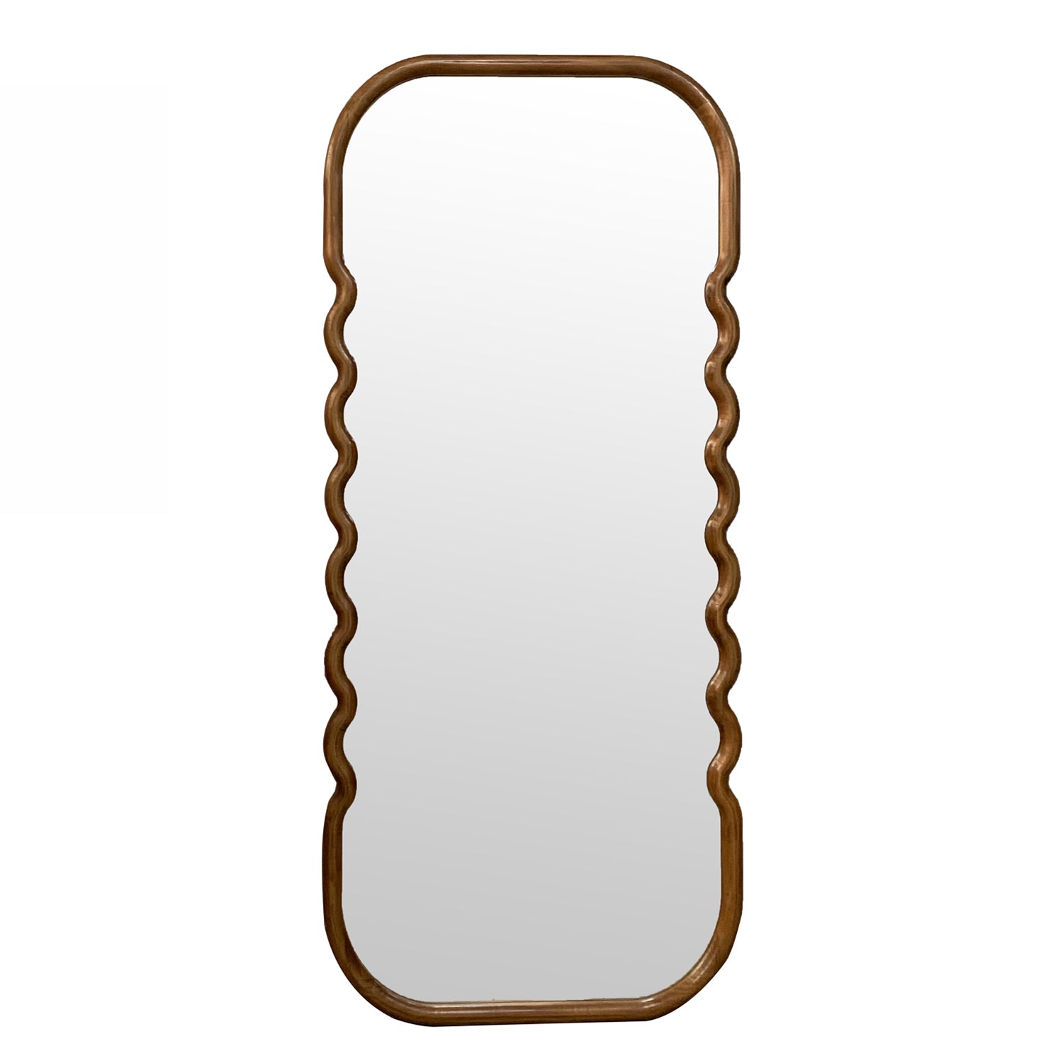 Design Republique Wavy Wood Mirror 188cm