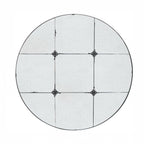 Gracious Living Ally Antique Round Mirror