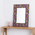 Design Republique Ashish Grey & Floral Mirror