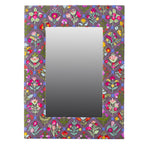 Design Republique Ashish Grey & Floral Mirror