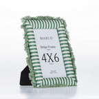 Marlo Stripe Frame Photo Green