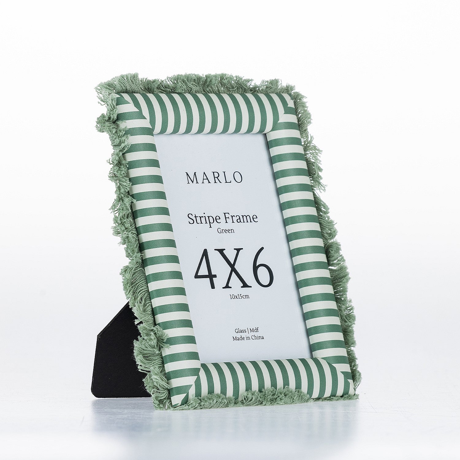 Marlo Stripe Frame Photo Green