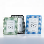 Marlo Stripe Photo Frame Black