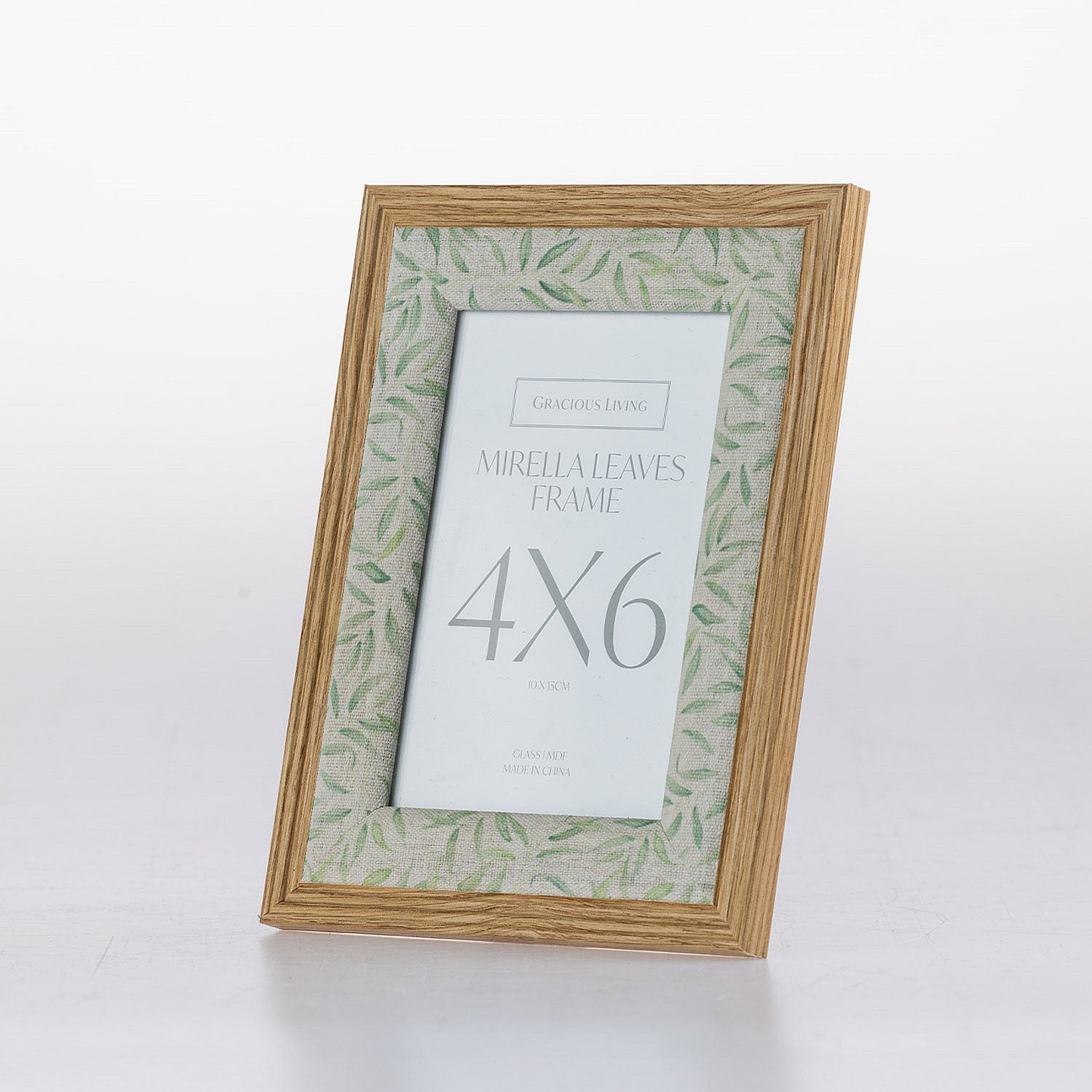 Gracious Living Mirella Leaves Photo Frame 4x6