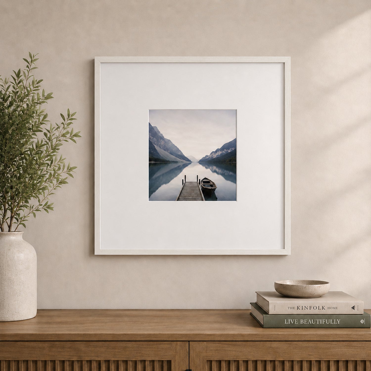 Home Co. Quinn 8x8 Photo Frame White