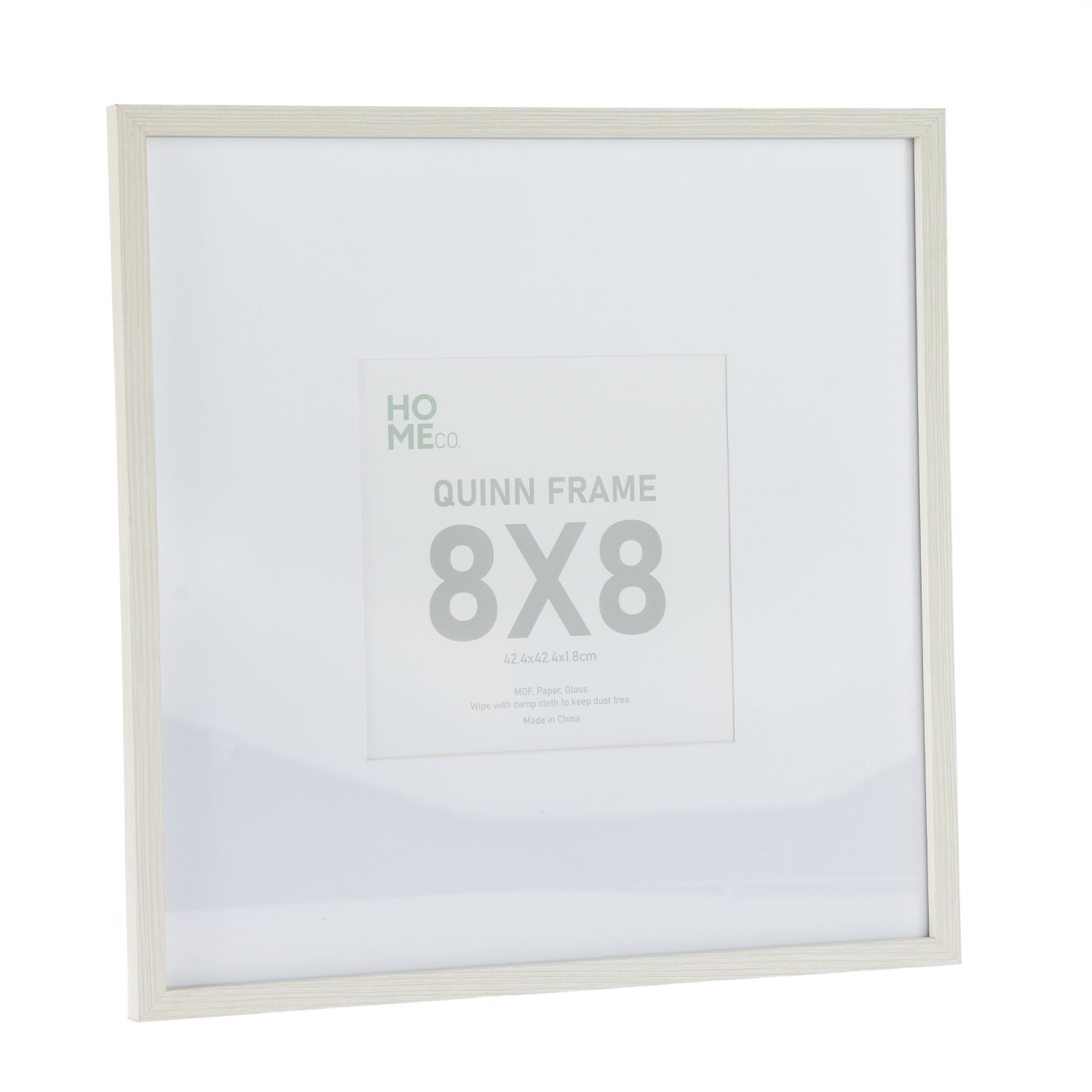 Home Co. Quinn 8x8 Photo Frame White