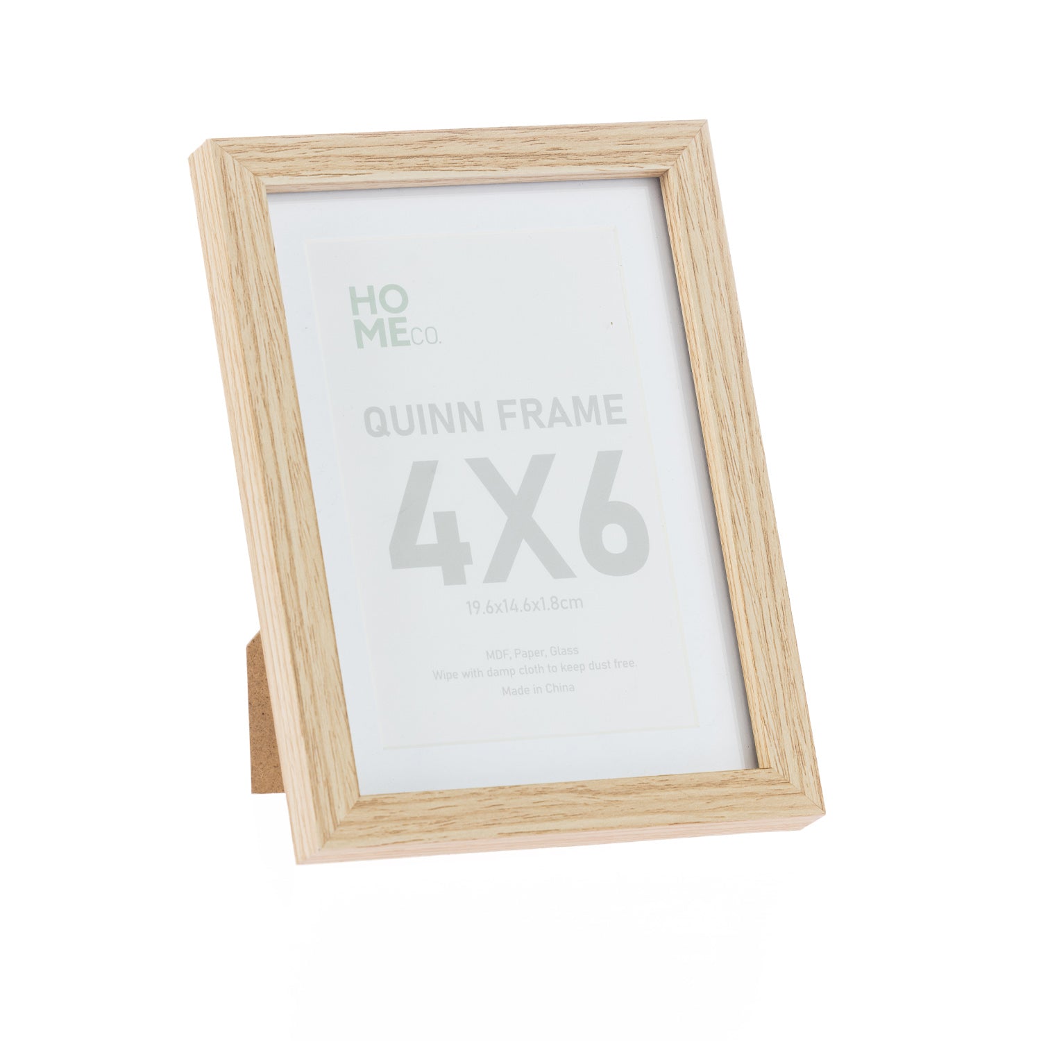Home Co. Quinn 4x6 Large Photo Frame Natural