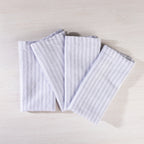 Ecoanthology 100% Linen Stripe Napkins 4 Pack