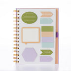Right. Jasmine Spiral Notebook with Sticky Notes