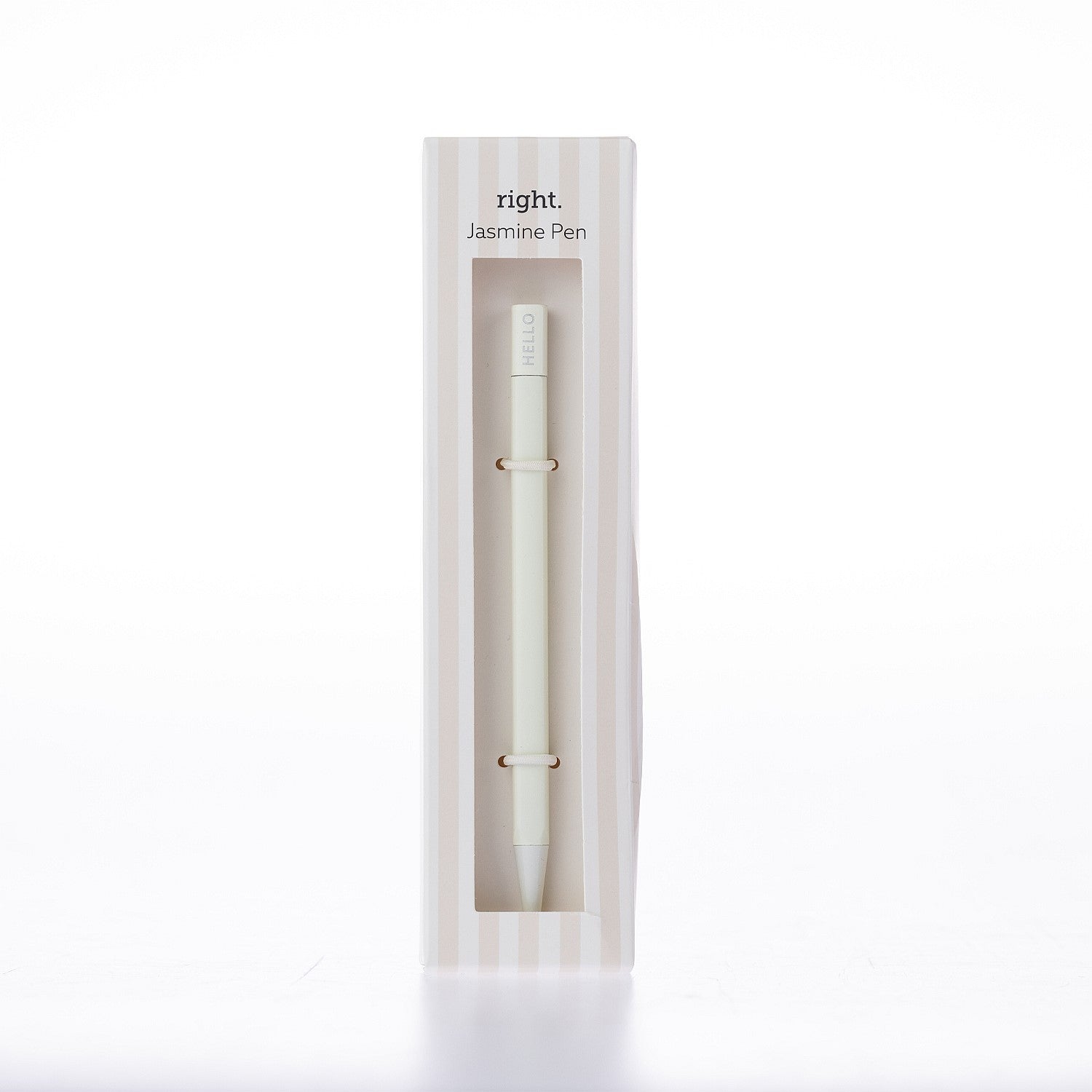 Right. Jasmine Metal Pen Hello