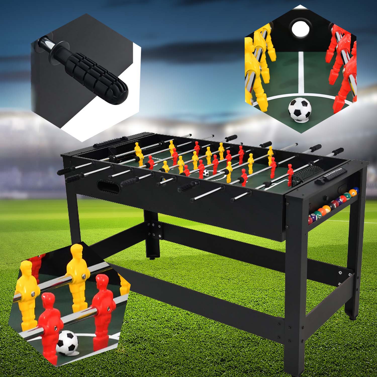 bb&b Spin 2-in-1 Multigame Table