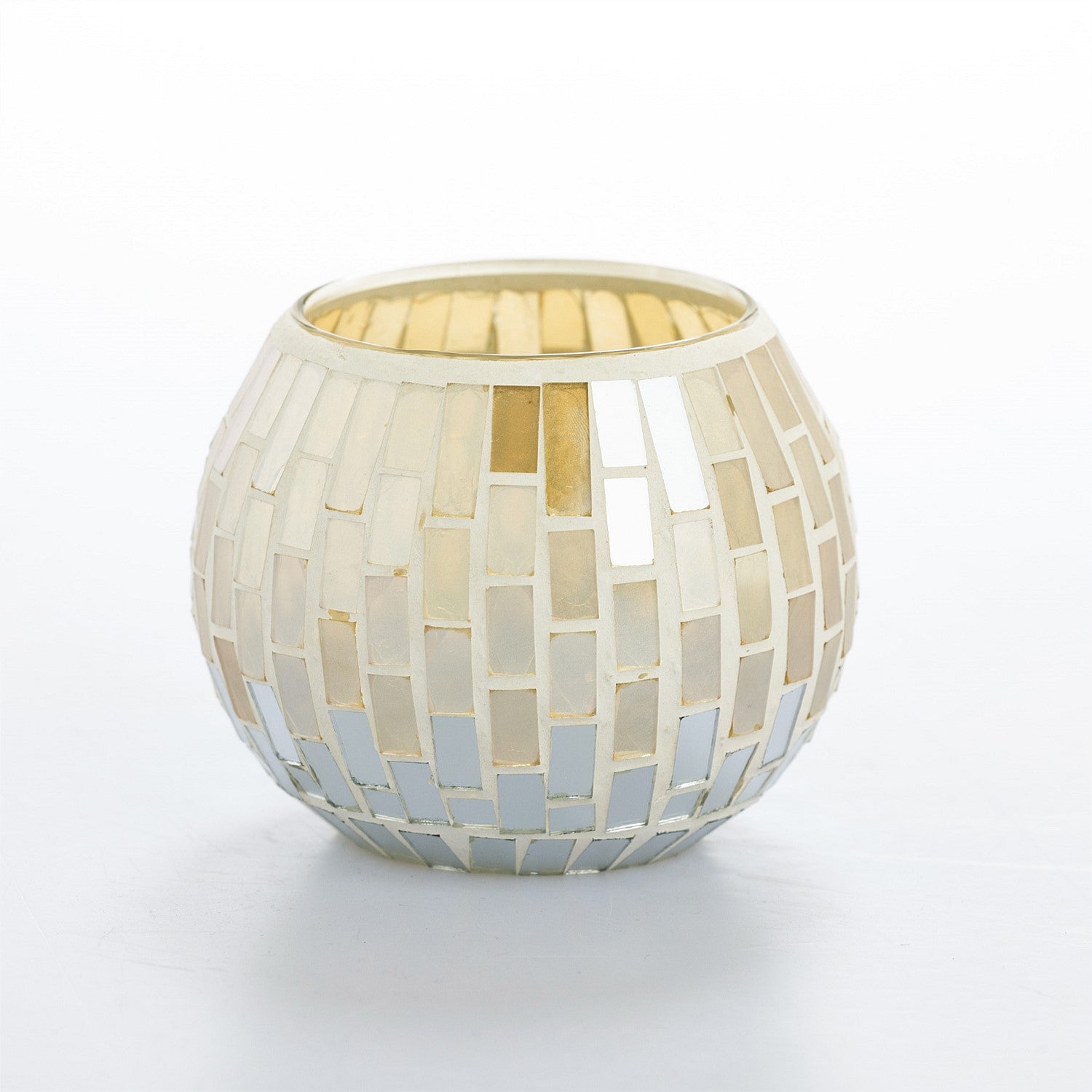 Solace Merah Mosaic Bulb Vase