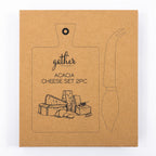 Gather Home Co. Acacia Cheese Set 2-Piece