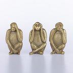 Design Republique Kiann Brass Monkey 3-Piece Set
