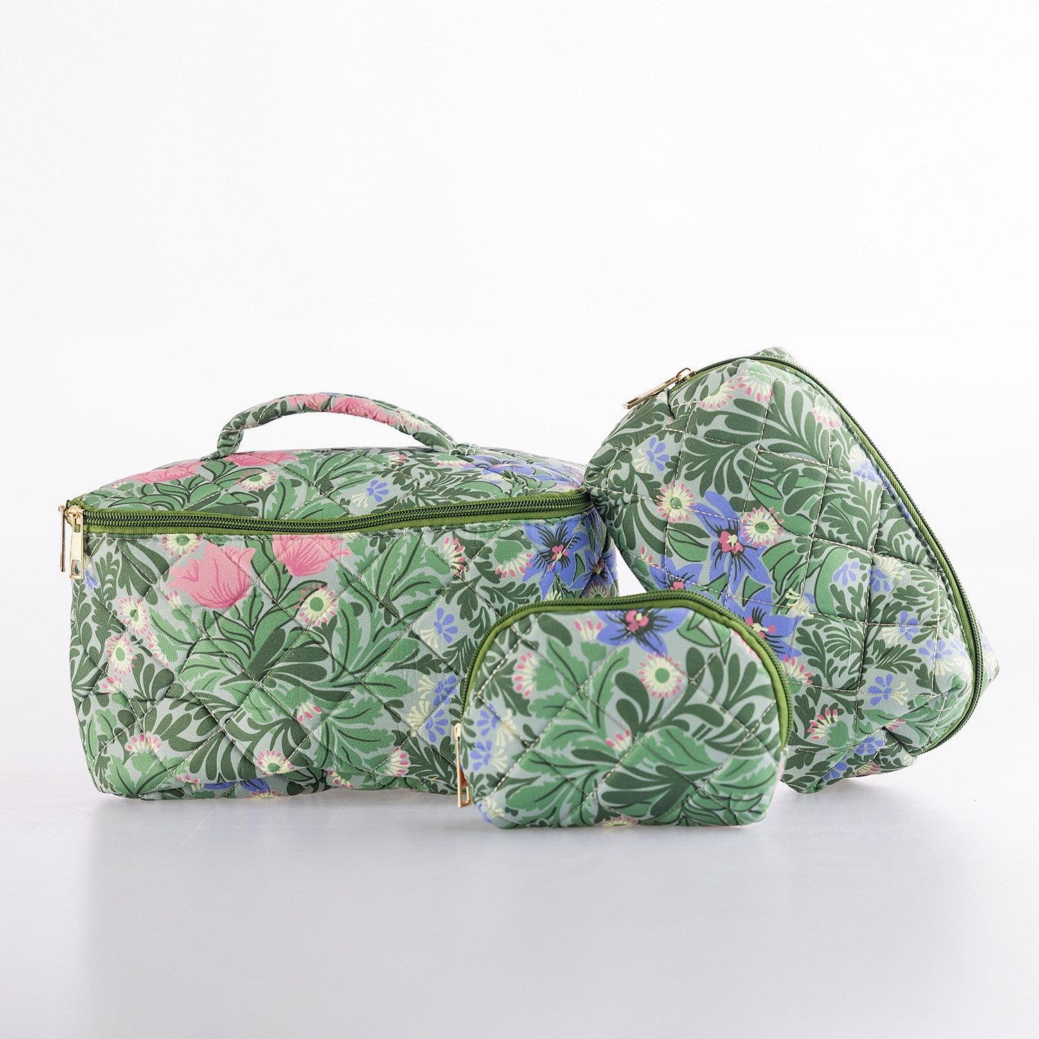 Design Republique Thea Quilted Cosmetic Bag