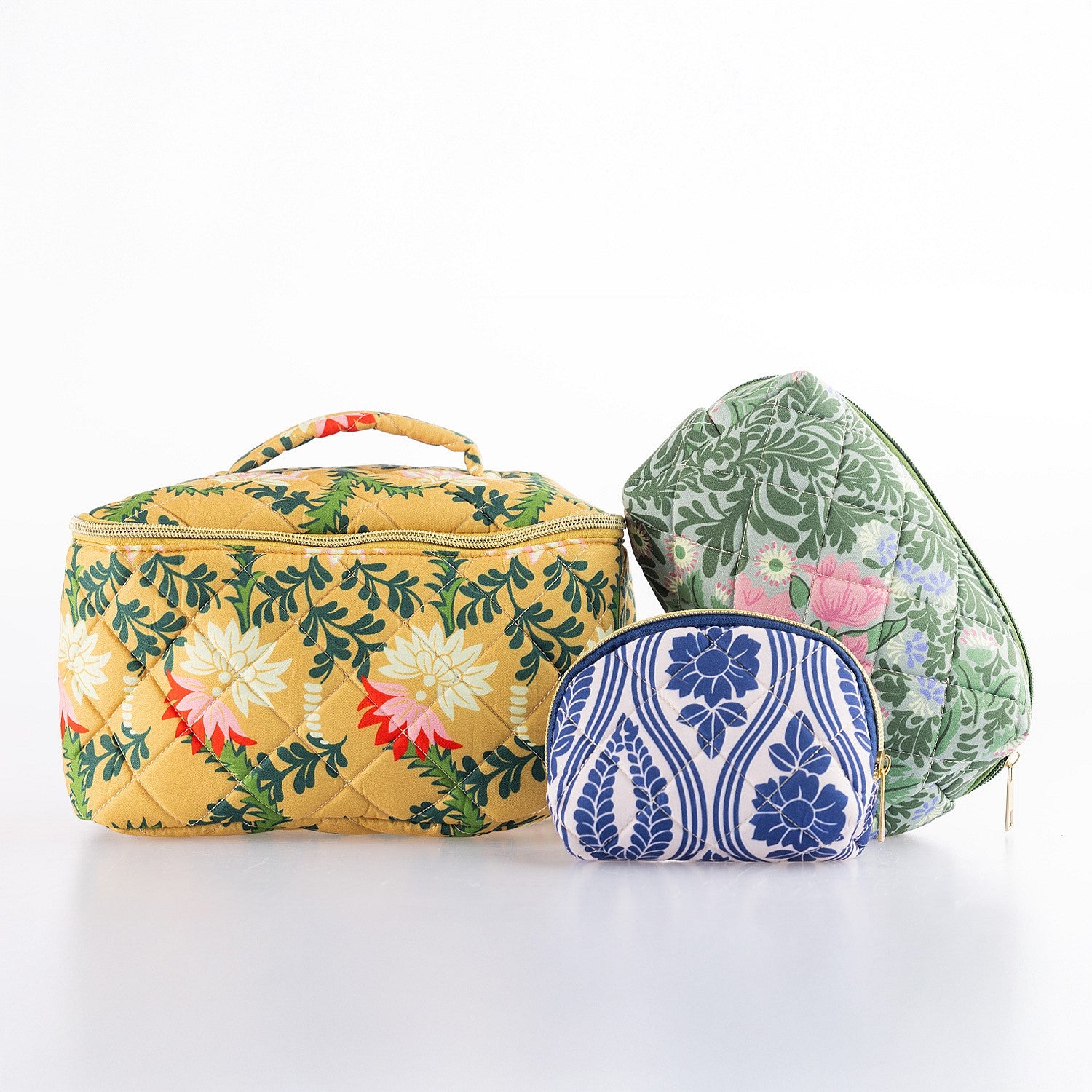 Design Republique Thea Quilted Cosmetic Bag