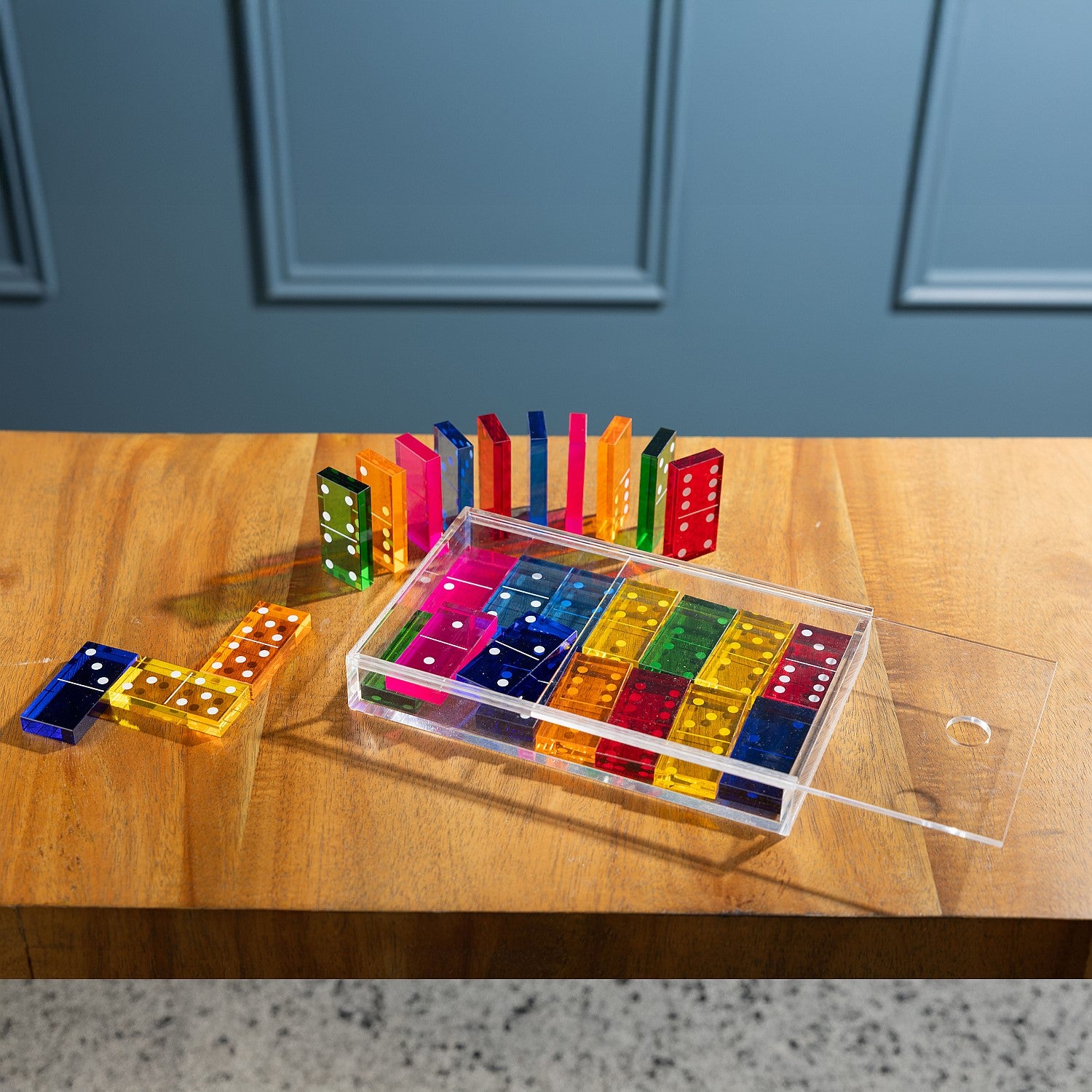 Design Republique Acrylic Dominoes Game