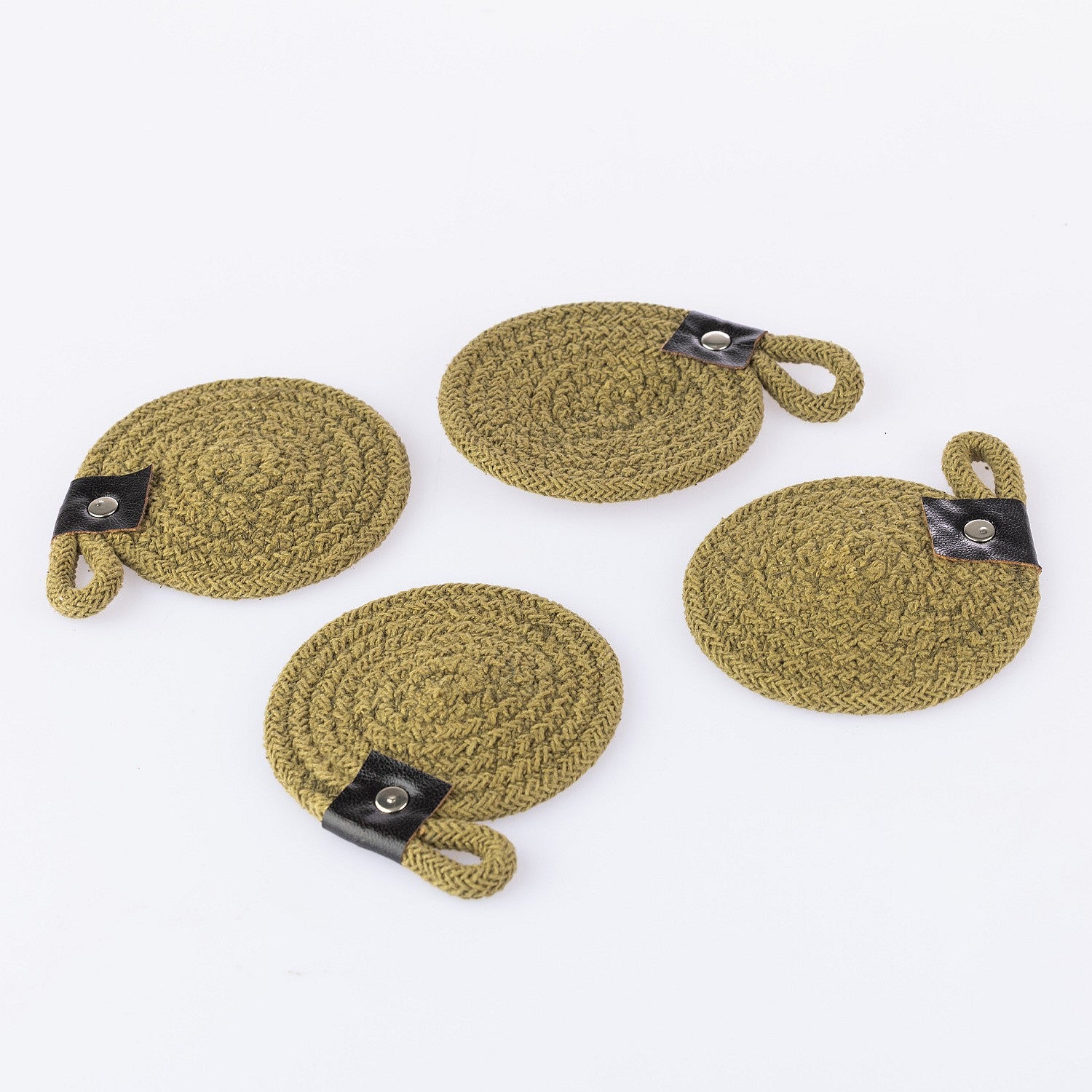 Gather Home Co. Carol Cotton Rope Coaster 4pk