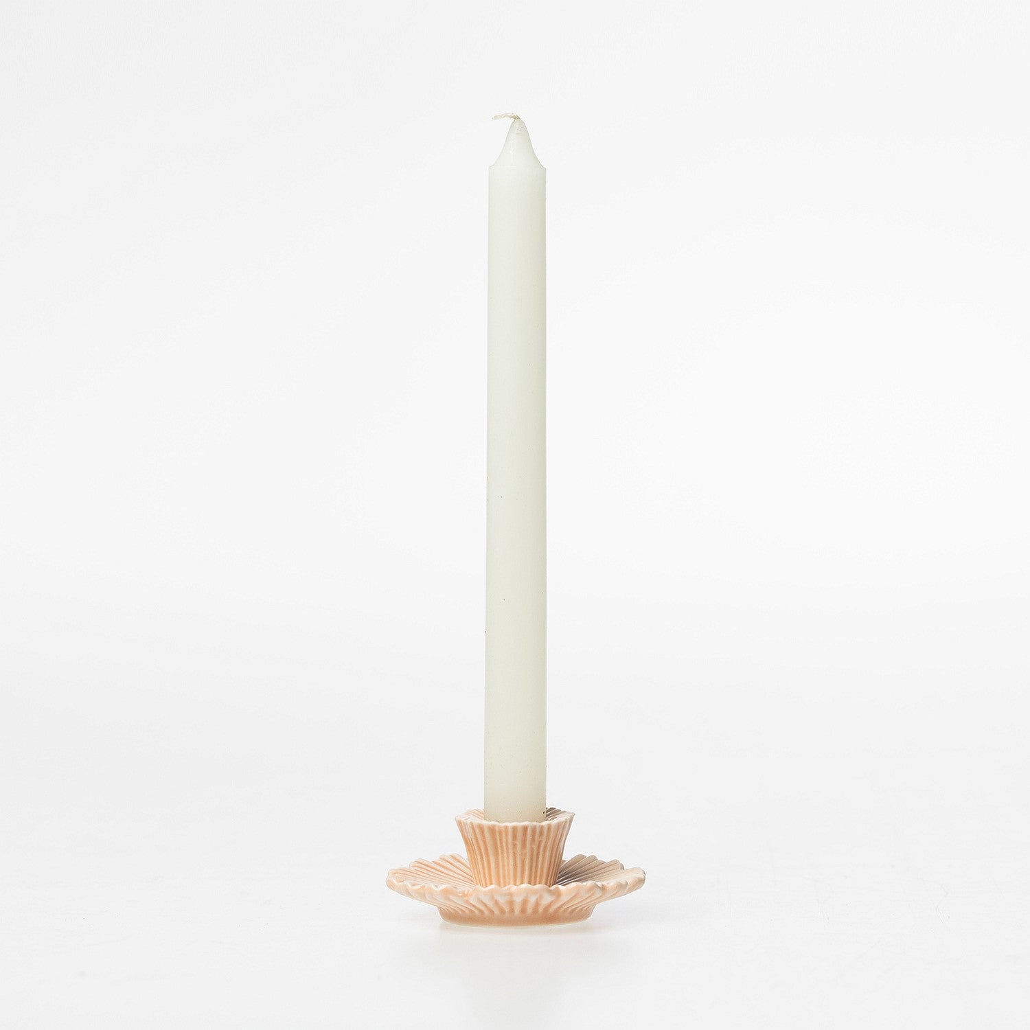 Marlo Kayla Fan Candle Holder Coral