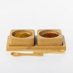 Ecoanthology Bamboo Spice Set With Tray