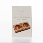 Ecoanthology Acacia Spice Holder With Spoon