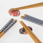 Gather Home Co. Bamboo Ceramic Chopstick Nature 5 Piece Set