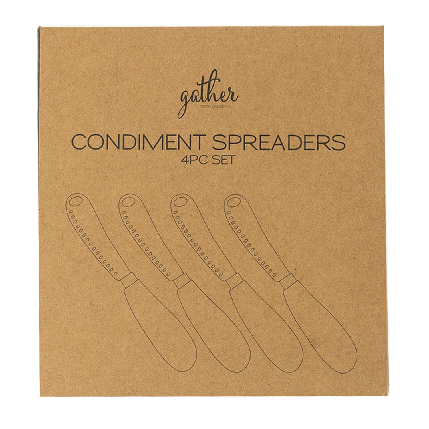 Gather Home Co, Condiment Spreaders 4 Piece Set