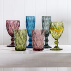 Home Co. Coloured Flute Glasses 4 Piece Set