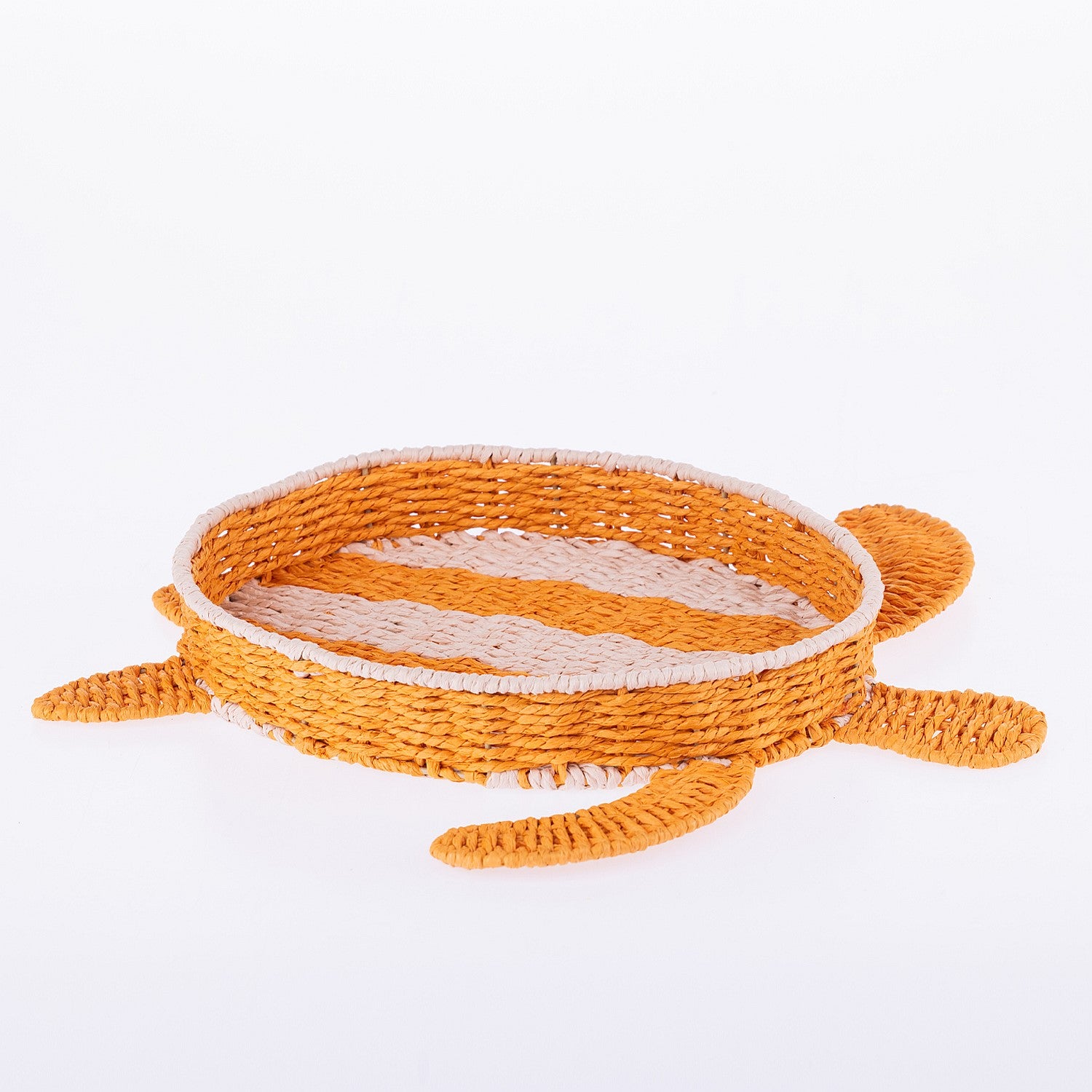 Design Republique Decor Turtle Tray Orange