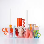 Design Republique Dita Candleholder Orange