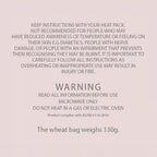 Grace & Gild Micah Unscented Eye Pillow Pink