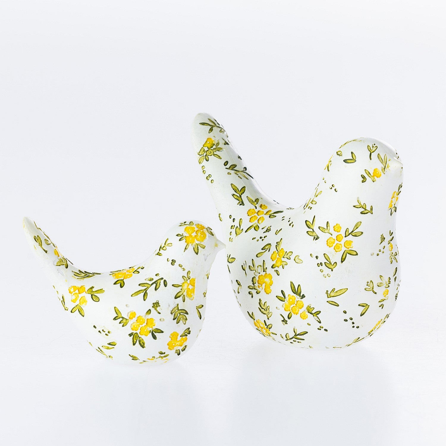 Gracious Living Yellow Flower Bird Small