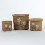 Solace Daisy Cement Planter Medium