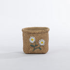 Solace Daisy Cement Planter Small