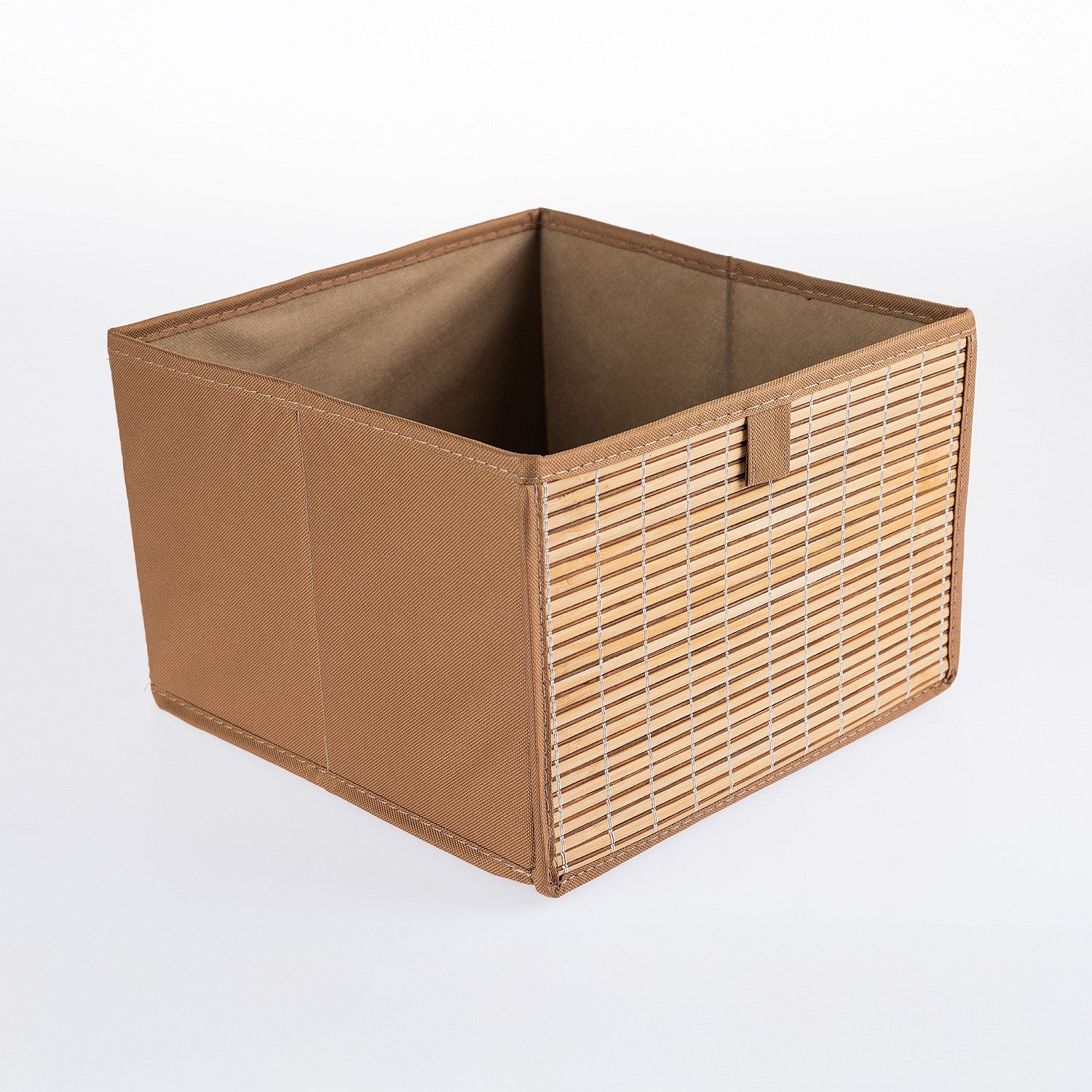 Home Co. Campbell Canvas & Bamboo Cube