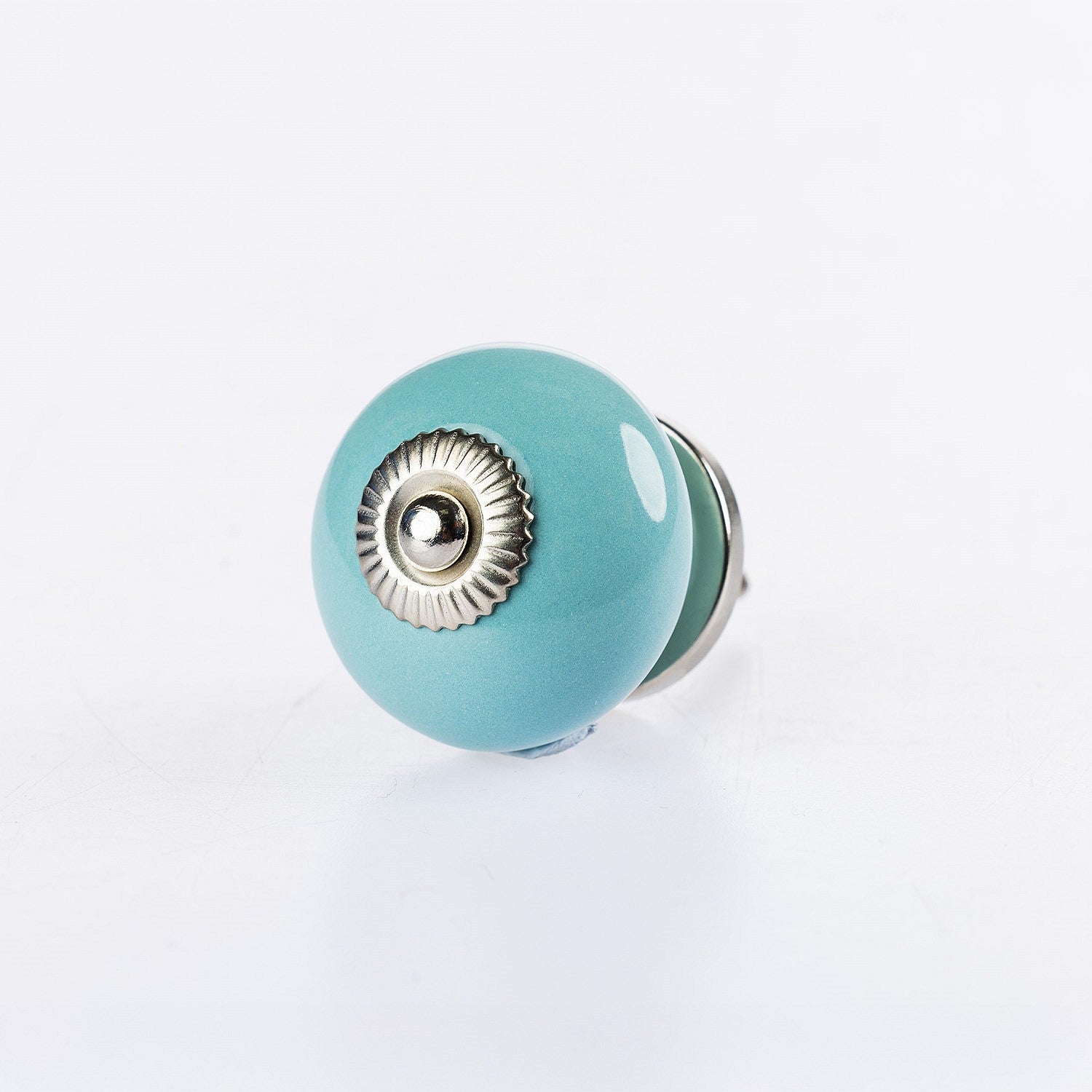 Solace Ceramic Solid Drawer Knob Seafoam