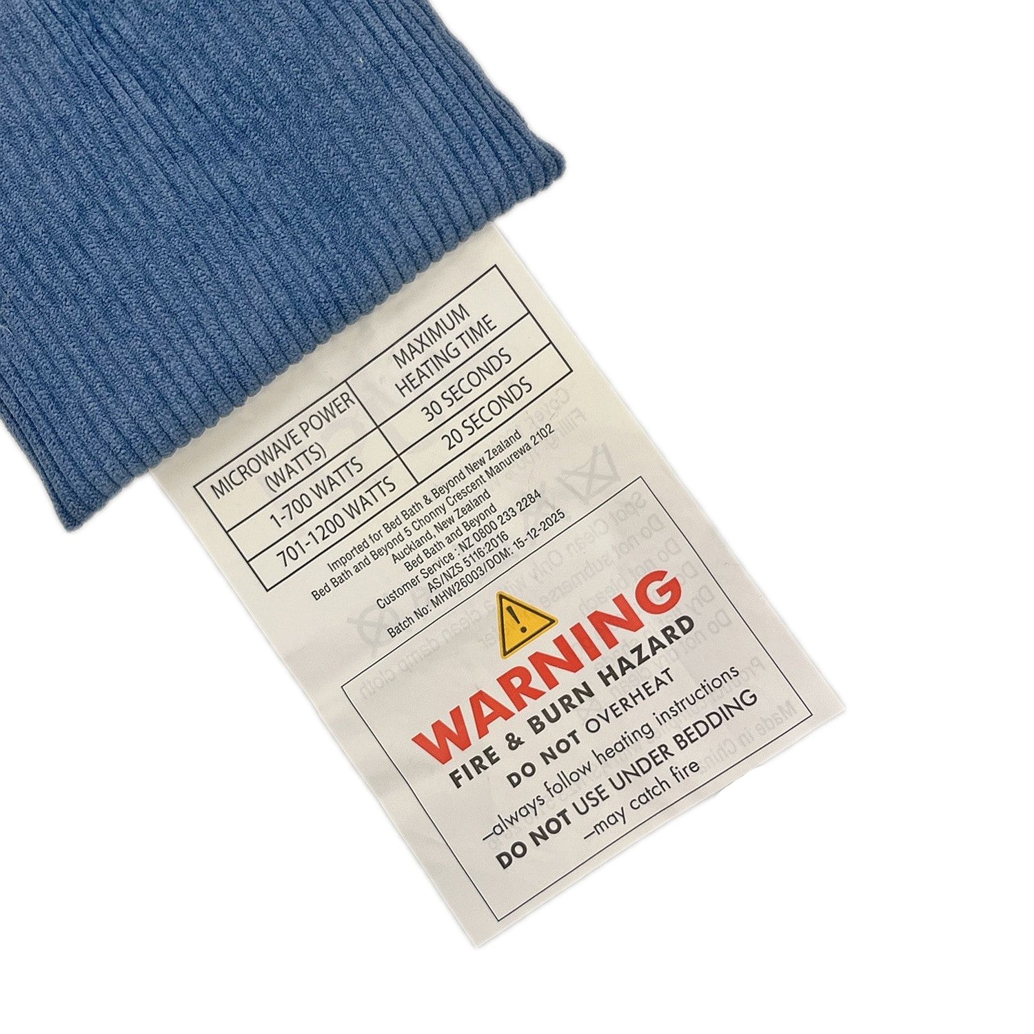 Hush Unscented Wheat Pack Faux Corduroy
