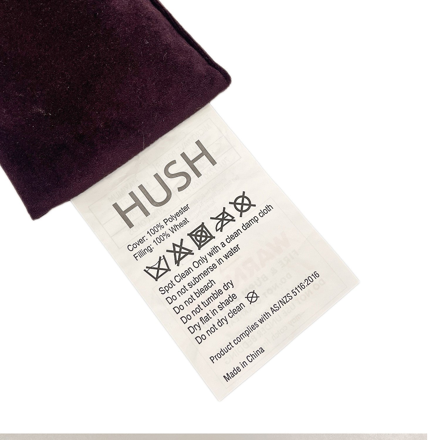 Hush Unscented Wheat Pack Home Body Peppercorn