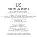 Hush Lavender Scented Wheat Pack Houndstooth