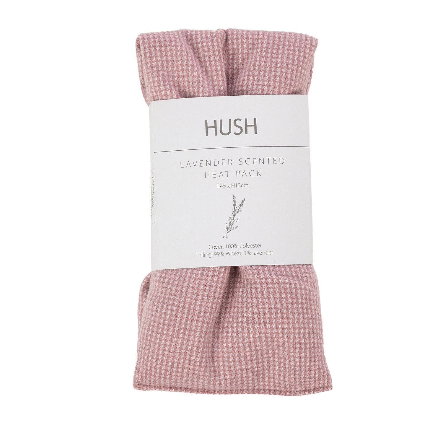 Hush Lavender Scented Wheat Pack Houndstooth