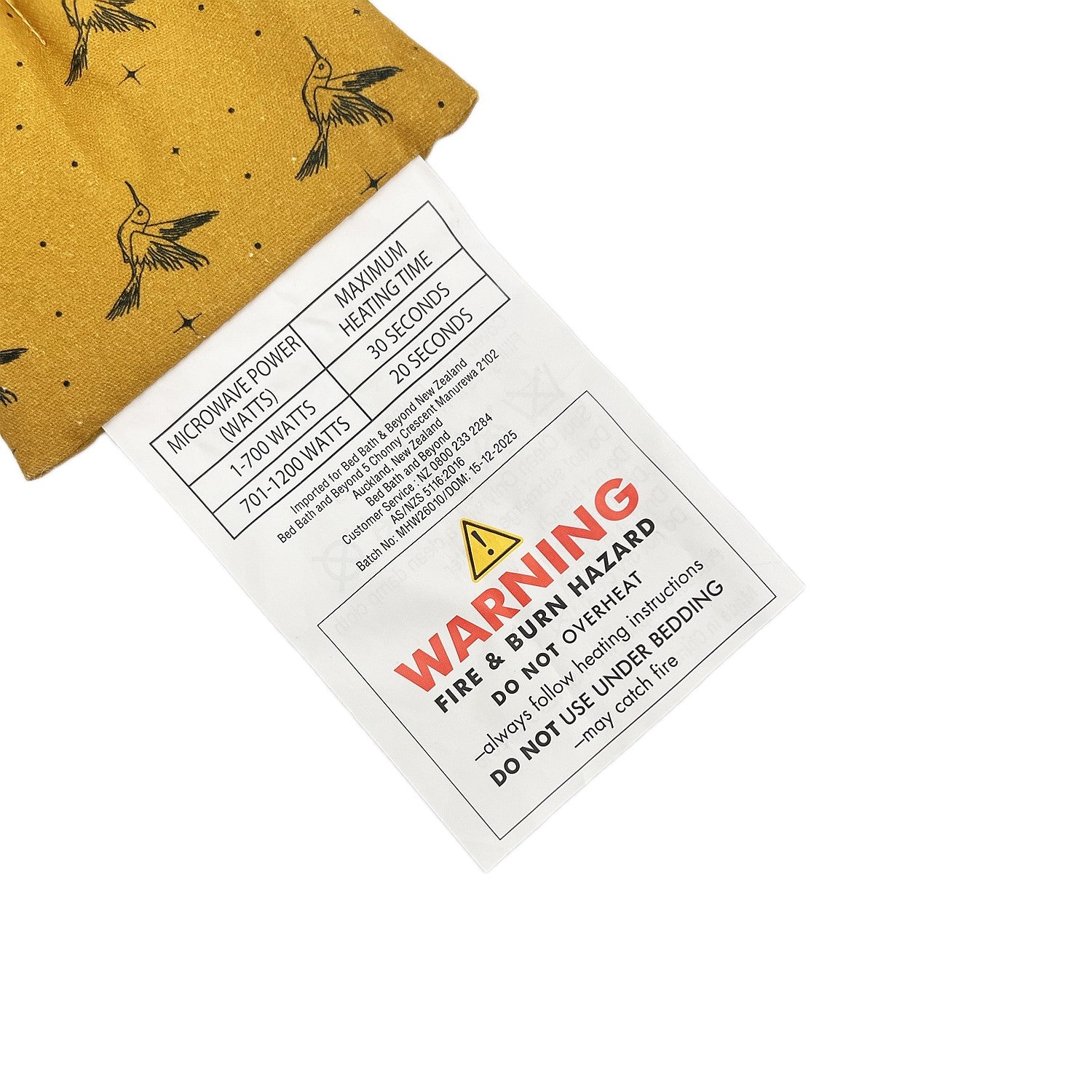 Hush Wheat Pack Scented Hummingbird