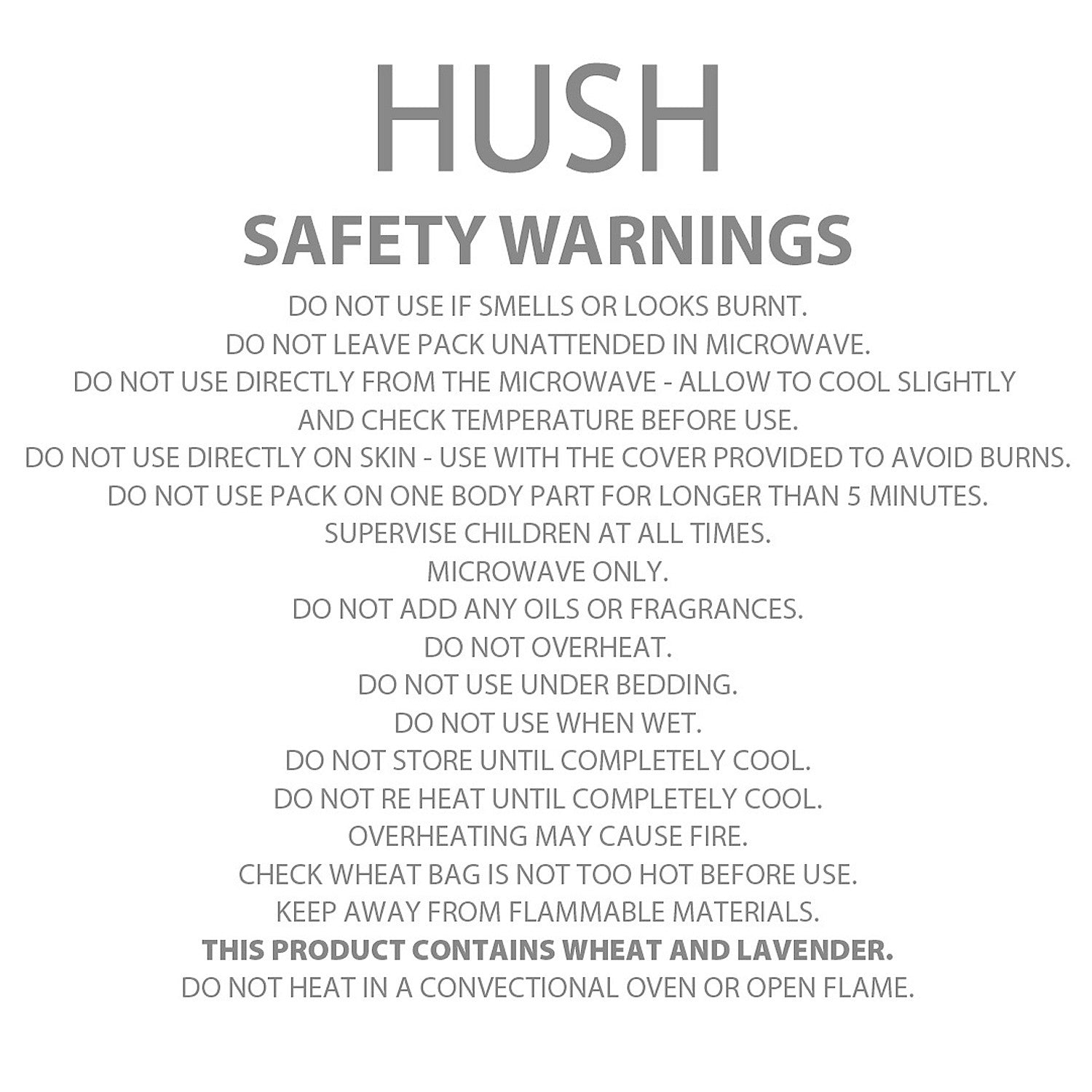 Hush Wheat Pack Scented Hummingbird