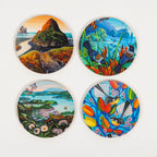 Design Plus Kiwiana Coasters 4-Piece Set