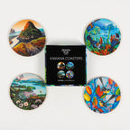 Design Plus Kiwiana Coasters 4-Piece Set