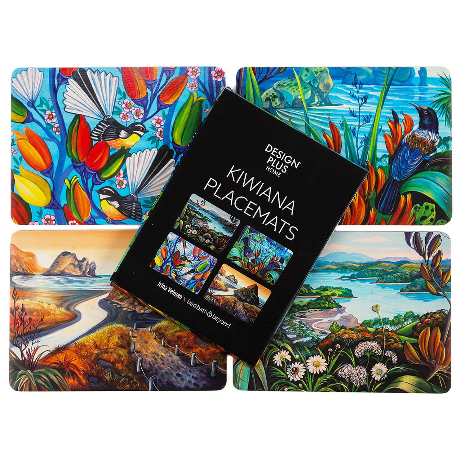 Design Plus Kiwiana Placemats 4 Piece Set