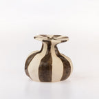 Fieldcrest  Cleo Stripe Bloom Bud Vase