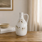 Cove Franco Decorative Jug displayed on a wooden console beside stacked books and a decorative bowl.
